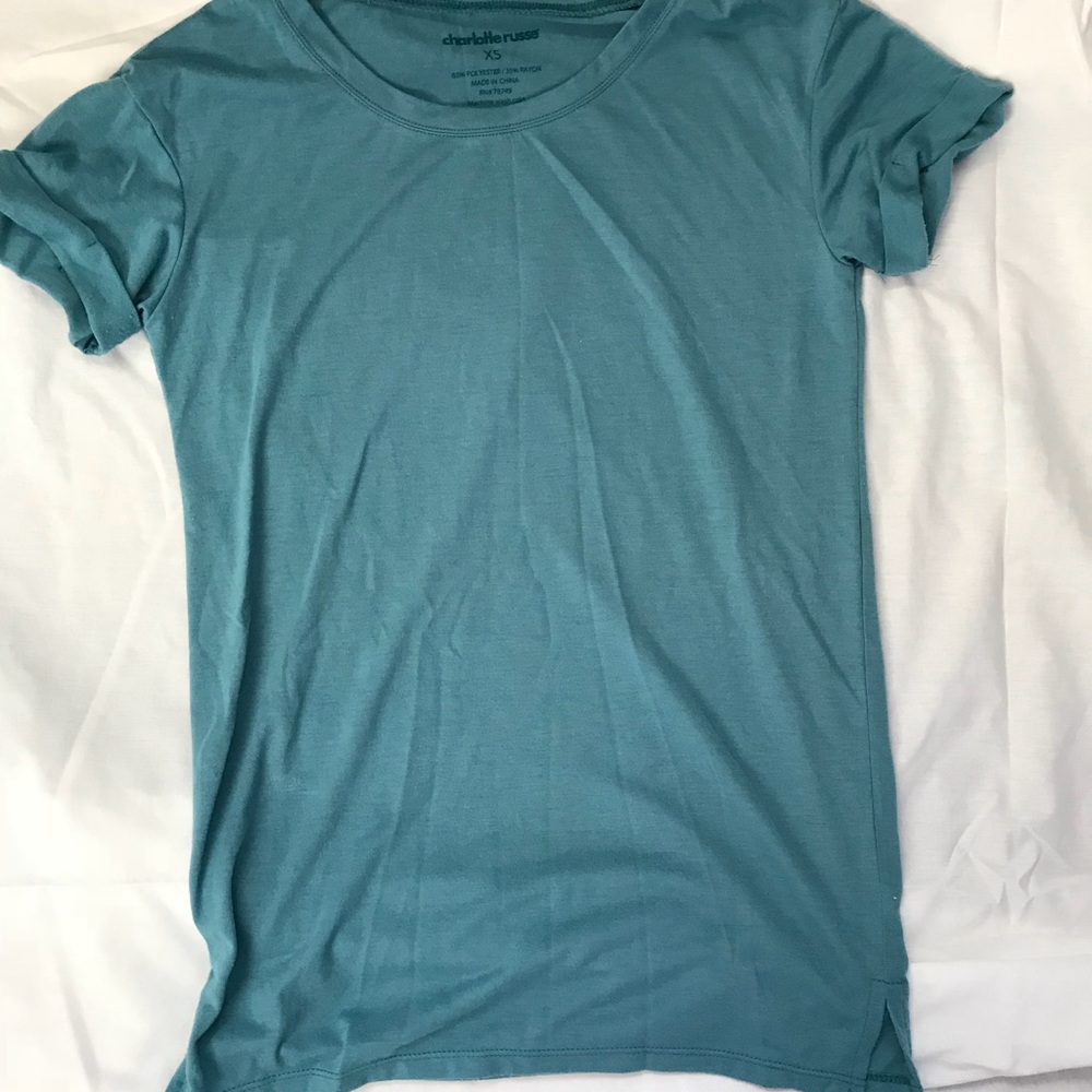 a blue/green charlotte russe top
